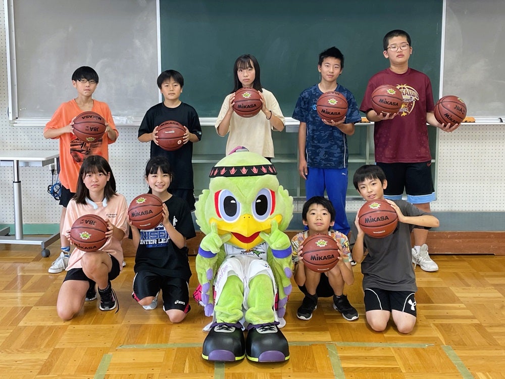 バスケットボール寄贈のご報告 Supported by 株式会社アルファ技研