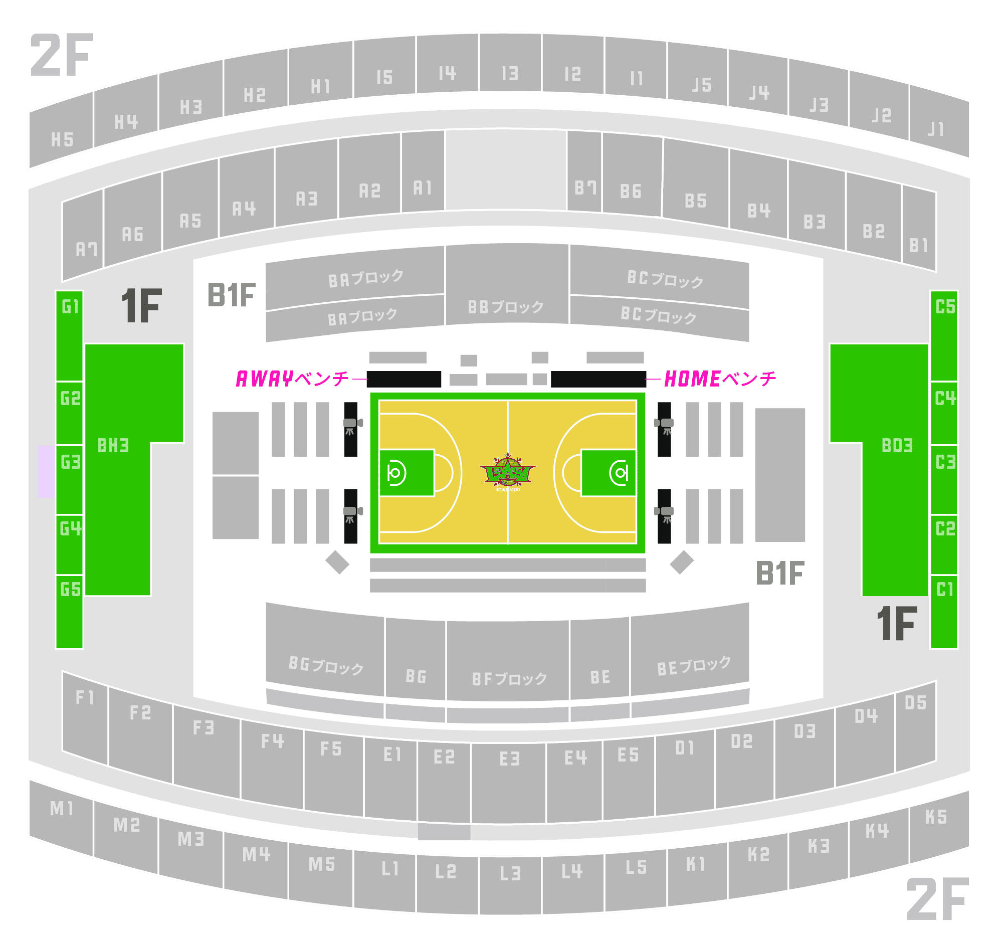 FC特典チケット対象座席