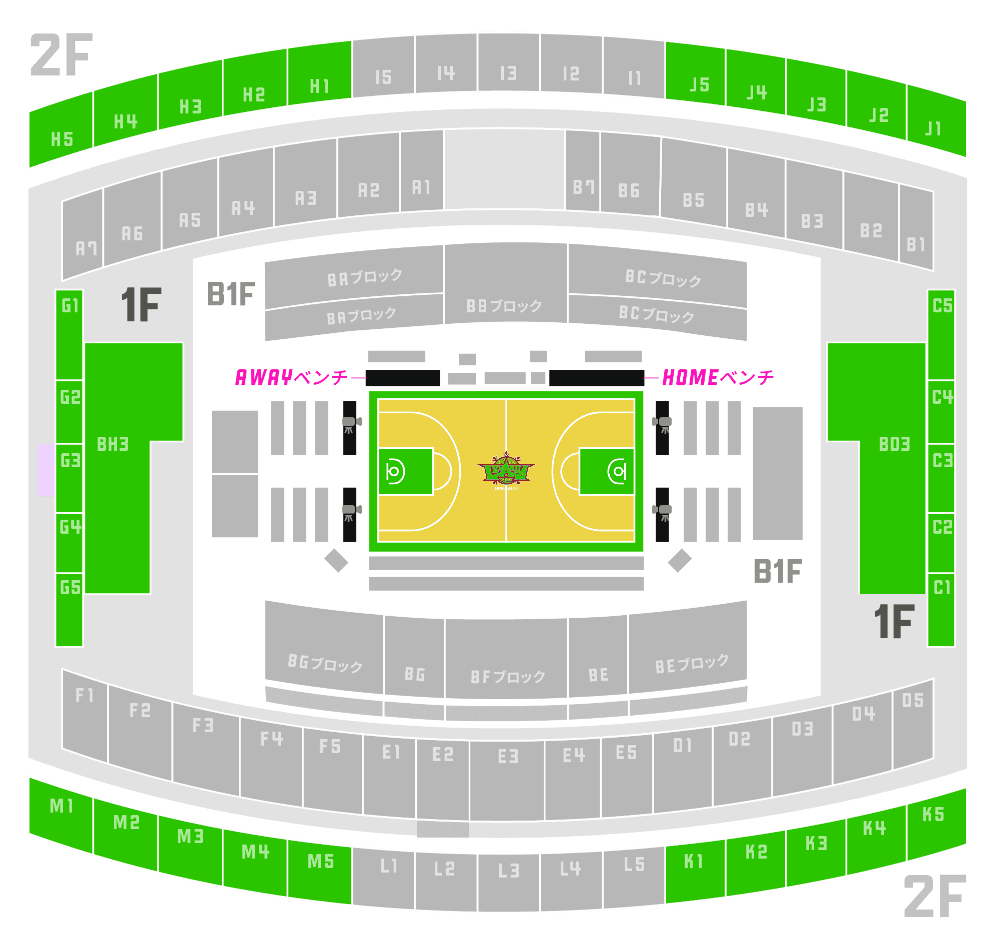 FC特典チケット対象座席