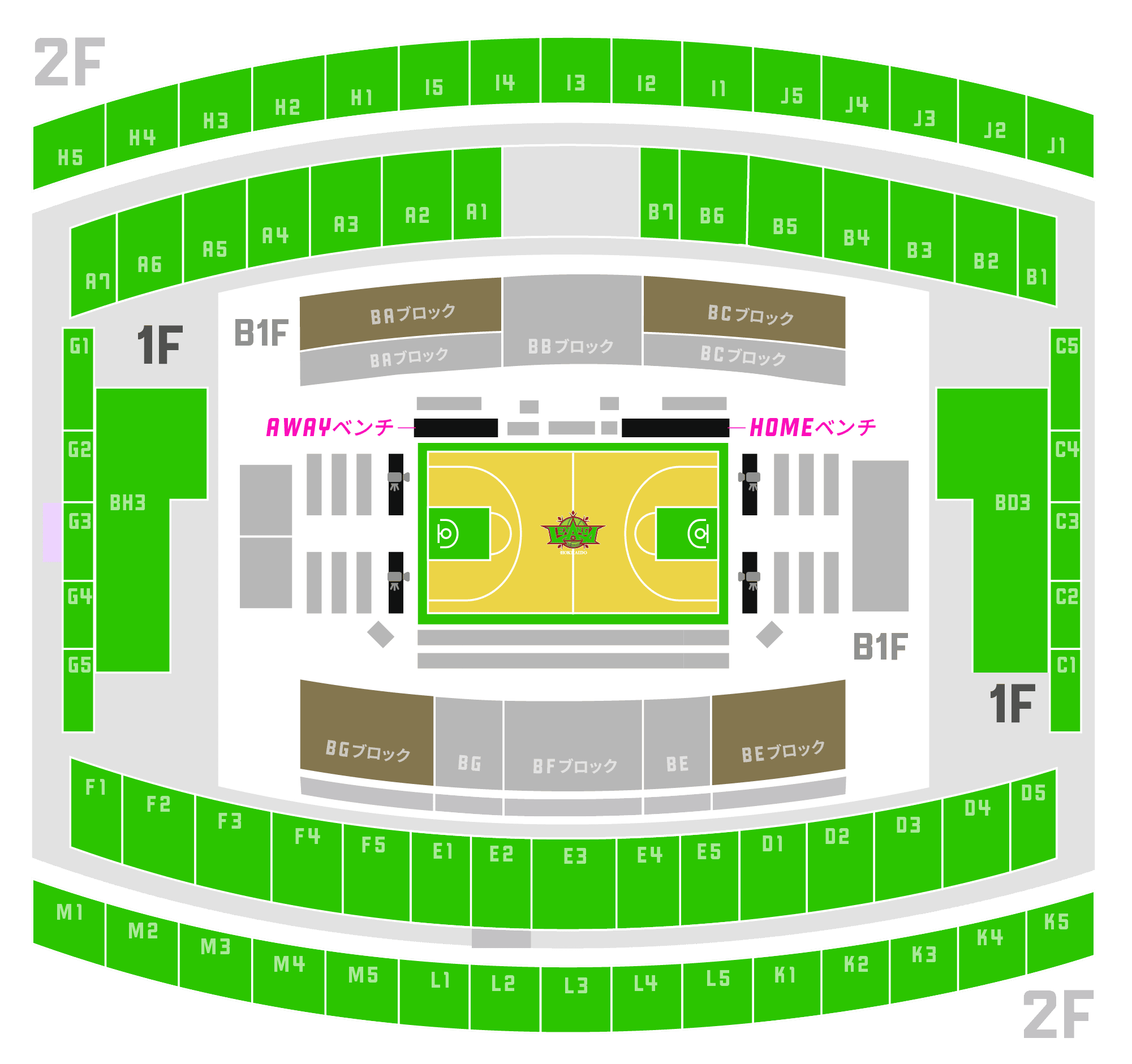 FC特典チケット対象座席