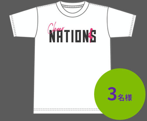 Cheer NATIONS Tシャツ