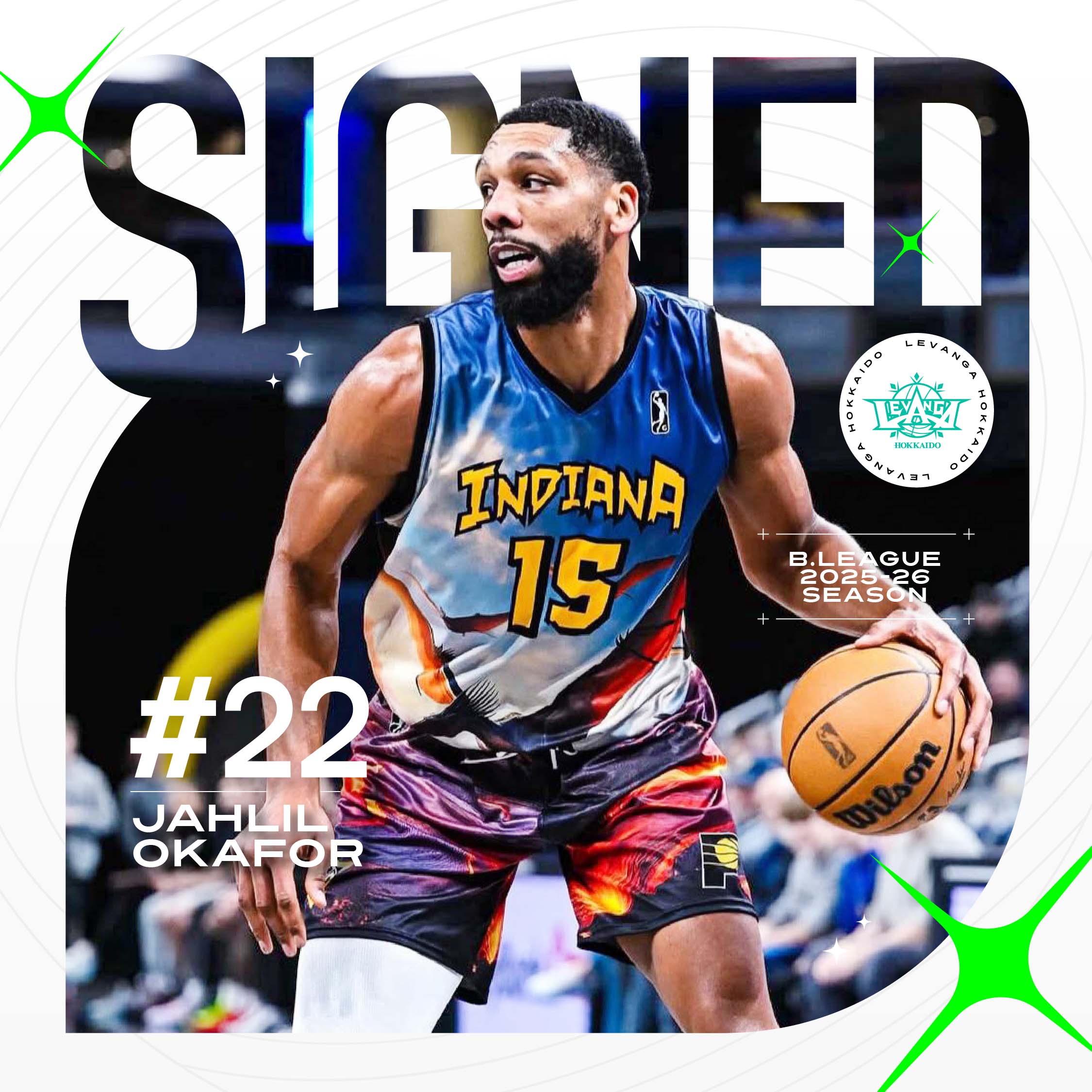 22 ジャリル・オカフォー選手 新規入団のお知らせ | レバンガ北海道